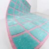 Aqua Grid Luxe Rug - Image 4