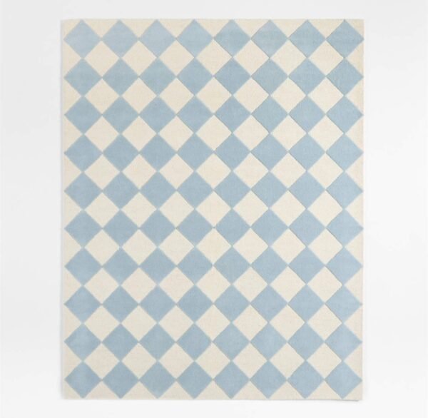 Azure Checkmate Rug