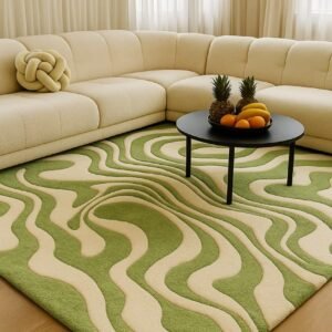 Groovy Garden Rug or Wavy Meadow Rug