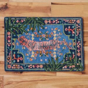 Hand Tuffted Blue Rug