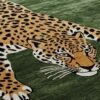 Luxury Green Panther Rug – Bold Animal Design for Modern Living Spaces - Image 2