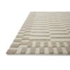 Elegant Beige Textured Geometric Rug - Image 4