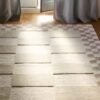 Elegant Checkerboard Pattern Area Rug - Image 4
