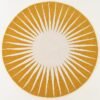 Sunburst Round Woolen Area Rug - Image 2