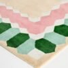 Geometric Pastel Border Area Rug - Image 4