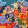 Vibrant Floral Handcrafted Woolen Rug - Image 2