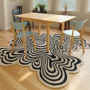 OpArt Wave Statement Rug