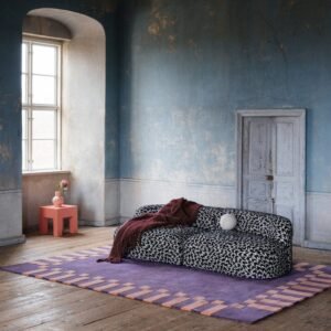 Modern Geometric Border Rug Collection