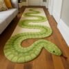 Snake-Inspired Green Rug - Image 2