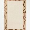 Elegant Snailed Border Beige Area Rug - Image 4
