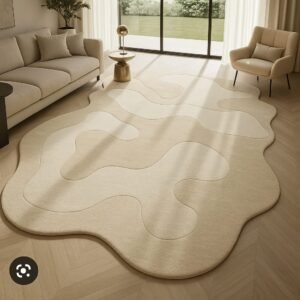 WaveBloom Nude Harmony Rug