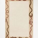 Border with snakes rugs
