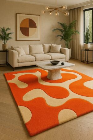 Sunset Waves Rug