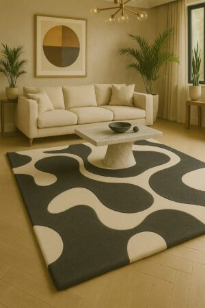 Sunset Waves Rug