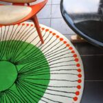 Radiant Orbit Round Rug