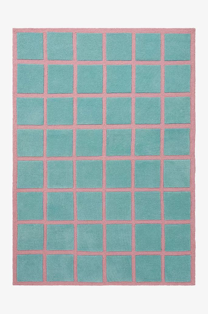 Wave Grid Illusion Rug - Image 5