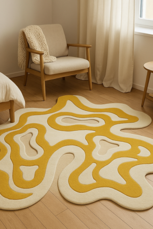 Golden Drift Rug