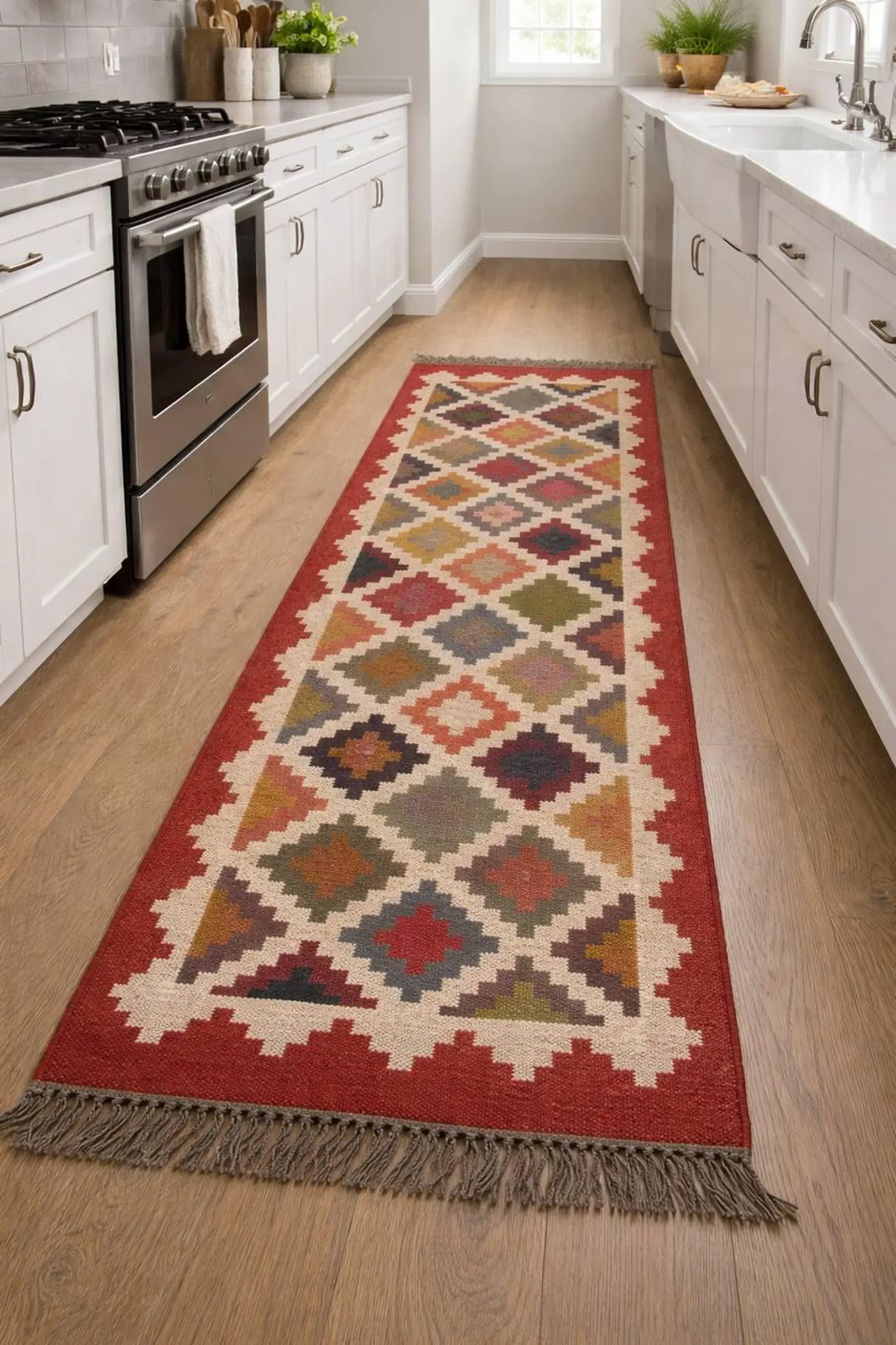 Kitchen Runner Rug | Washable Non Slip Runner | Modern Hallway Carpet UK | Expensive Rug|